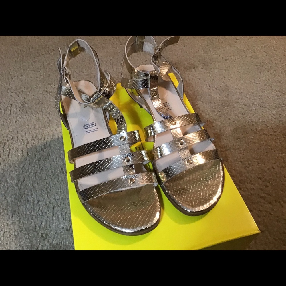 Gold sandals